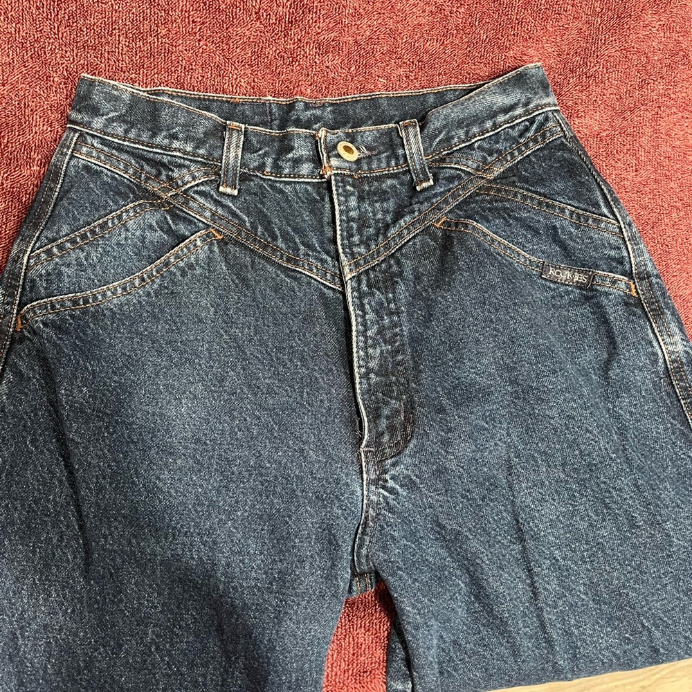 Vintage Rockies Dark Wash High-Waist Jeans